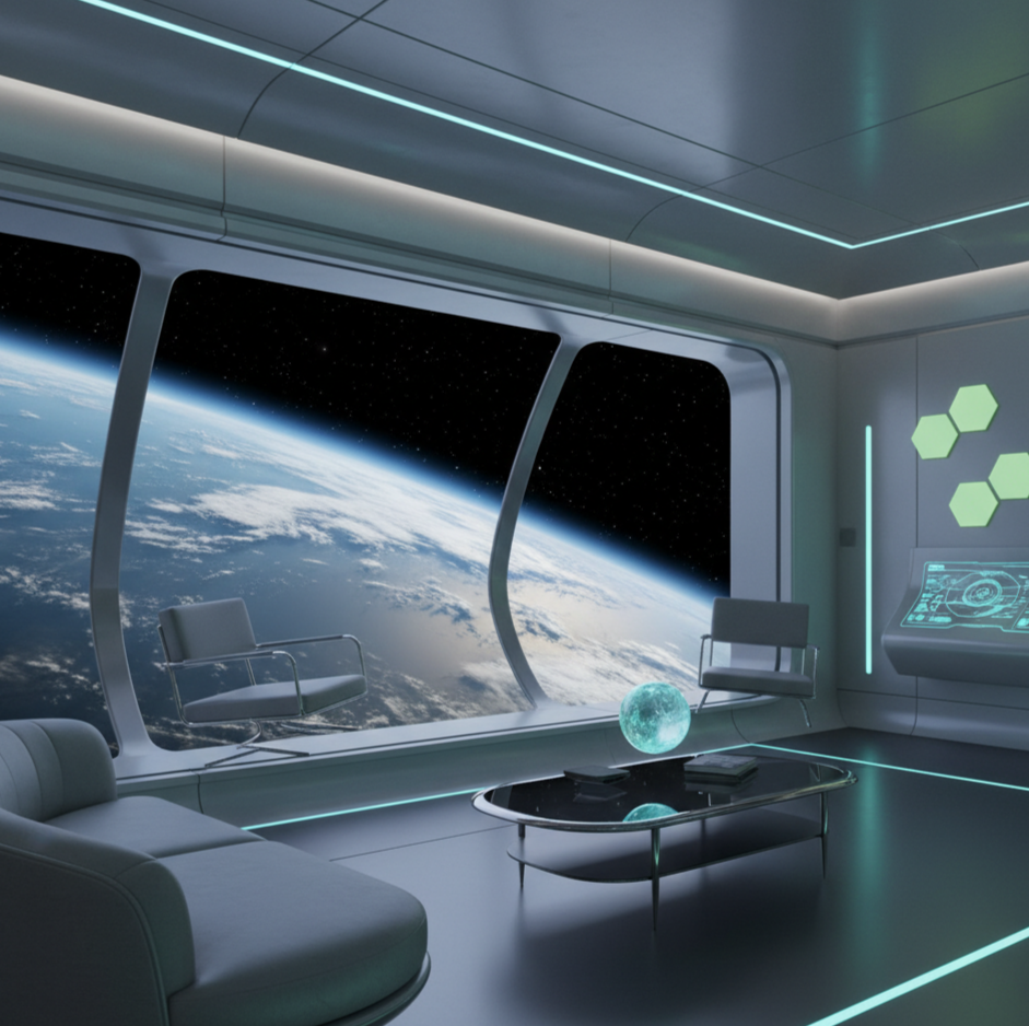 Cosmic booking visual