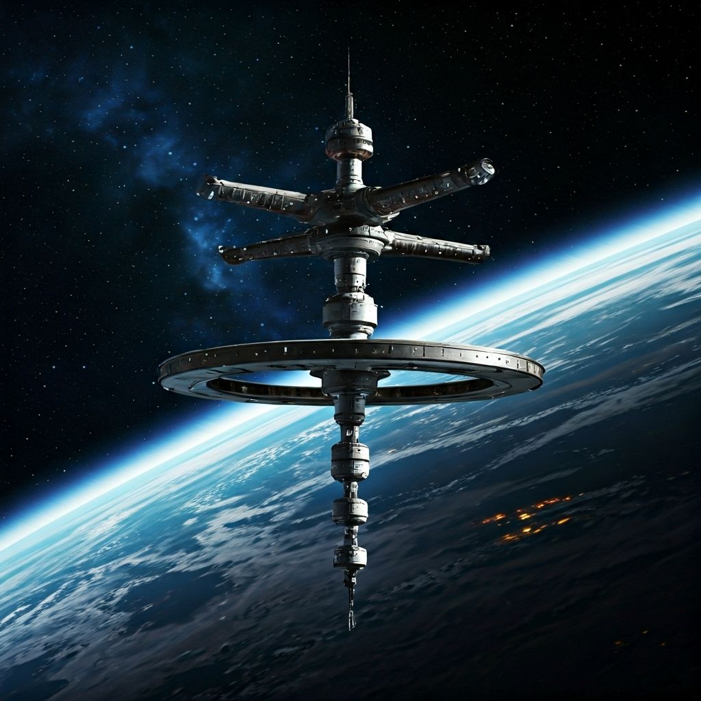 Zenith Orbital Resort in space
