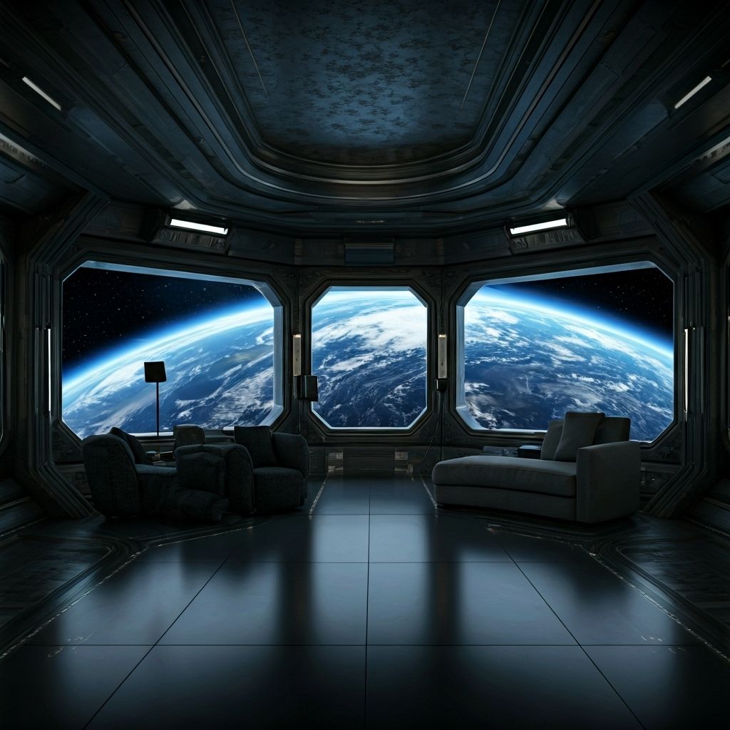 Luxury orbital suite interior